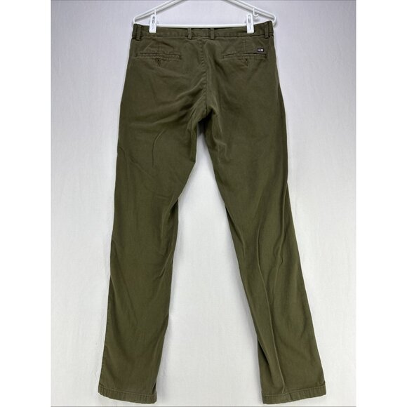Arrow Pants Men’s Size 32 Low Rise Slim Fit Straight Leg Bronson Fit Army Green - Picture 4 of 14